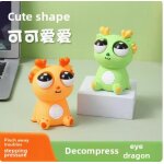 Jouet de soulagement de stress antid�pressant panda menotetant jeu de poup�e a poils de papillon pour ...