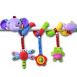 Jouets en spirale pour nouveau - ns, berceau, poussette, pendentif, sige de voiture, cloche suspendue, ...