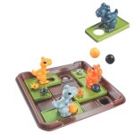 Jouet de table pour enfants, accessoires multifonctions, simulation de dinosaure de la vraie fort, jeu ...