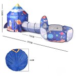 Jouets de tente de fusée pour enfants, tente de camping portable, piscine a balles pour enfants, maison ... Jouets de tente de fusée pour enfants, tente de camping portable, piscine a balles pour enfants, maison ...