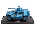 Jouet de traction en alliage moul�, voiture blind�e, jouet avec son et lumi�re, 1 / 50
