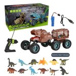 Jouet de transport de dinosaures pour enfants, voiture a inertie surdimensionn�e, camion de transport, ...