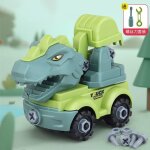 Jouet de transport de voiture de dinosaure, camion d'ingénierie de dinosaure, peut etre assemblé et démonté, ... Jouet de transport de voiture de dinosaure, camion d'ingénierie de dinosaure, peut etre assemblé et démonté, ...