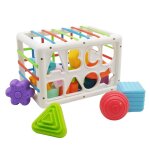 Jouets de tri de forme pour bb, bac sensoriel color et blocs, jouets d'apprentissage de forme sensorielle ...