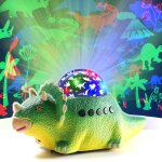 Jouet veilleuse dinosaure, lampe dinosaure peut ramper, veilleuse dinosaure etoile projection avec 12 ...