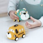 Jouets de voiture animaux pour bbs garons, rsistant aux morsures et aux chutes, doux, apprentissage ...