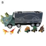 Jouet de voiture dinosaure pratique, camion r�sistant a l'usure, durable, aspect cool, transport / conteneur, ...