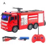 Jouet de voiture pour enfants, t�l�commande, camion de pompier, jet d'eau electrique, cadeau