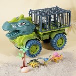 Jouet voiture de transport de dinosaures, voitures a inertie surdimensionn�es, camion de transport, v�hicule ...
