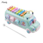Jouet xylophone pour enfants, bus a 7 cls, jouets educatifs musicaux prcoces de haute qualit, instrument ...