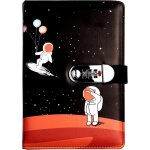 Journal en cuir pu ecriture carnet(univers plante), a5 journal intime enfant, cahier journal bloc - ...