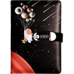 Journal en cuir pu ecriture carnet(univers plante), a5 journal intime enfant, cahier journal bloc - ...