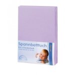 Julius z�llner - 8320147400 - drap - housse jersey pour le lit b�b� - lilas - 60 / 120 cm - 70 / 140 ...