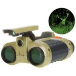 Jumelles a lunette de nuit avec lumire pop - up, projecteur, tlescope 4x30mm