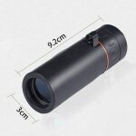Jumelles monoculaires portables 60x21 bak4, zoom, avec dragonne, mini t�lescope optique de poche, pour ...