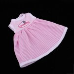 Jupe mignonne rayée sans manches, vêtements décontractés pour poupée fille de 25cm, cadeaux pour filles ... Jupe mignonne rayée sans manches, vêtements décontractés pour poupée fille de 25cm, cadeaux pour filles ...