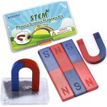 Kaaql - kit d'aimants pour enfants en sciences de la physique, comprenant des aimants de barre educative ...