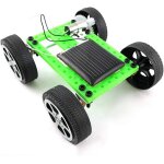 Kaaql - kit d'assemblage de voiture a energie solaire 14 × 9 × 3, modle de voiture solaire pour enfants, ...