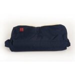 Kaiser - 6573222 - accessoire poussette - protge mains - big double - peau d'agneau - marine