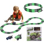 Kajgl - 138 pices circuit voiture enfant, rail voiture jouetsdinosaure circuit de course automobile, ...
