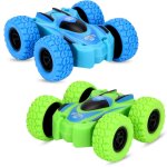 Kajgl - 2 lot de jouets monster truck, voiture a friction pull back voiture monster truck, 360culbute ...