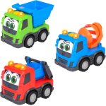 Kajgl - abc - vhicule de chantier volvo trucky a partir de 1 an (13 cm) - voiture coulissante avec lumire ...
