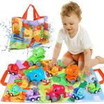 Kajgl - bébé voitures jouets pour garçons, 10 pack dinosaure voitures jouet friction avec tapis de jeu, ... Kajgl - bébé voitures jouets pour garçons, 10 pack dinosaure voitures jouet friction avec tapis de jeu, ...