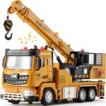 Kajgl - camion enfant tracteur jouet 1:40 mtal transporteur avec son et lumire vhicules transport ...