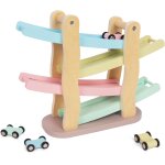 Kajgl - circuit a billes en bois - jouet de voiture en bois pour petits enfants - cadeau a partir de ...