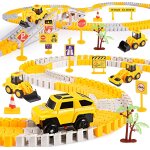 Kajgl - circuit voiture electrique(vhicules de chantier / requins), jouet enfant garcon fille cadeau ...
