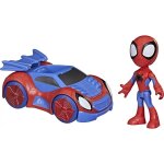 Kajgl - hasbro spidey et ses amis fantastiques - spidey et web - crawler, figurine d'action et vhicule, ...