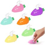 Kajgl - jouets de pques, carotte voiture a tirer, mini pull back cars, lapins rtractables avec carotte, ...