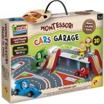 Kajgl - lisciani - montessori - garage pour voitures - jeu d'imagination et d'action - voitures en bois ...
