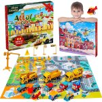 Kajgl - véhicules de chantier, camion de construction avec grue, pelleteuse et panneaux de signalisation, ... Kajgl - véhicules de chantier, camion de construction avec grue, pelleteuse et panneaux de signalisation, ...
