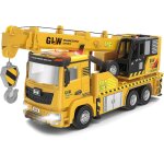 Kajgl - vhicules de chantier enfants, 1:40 camion grue enfant, engins de chantier jouet avec lumire ...