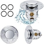 Kakyl - bouchon universel de fuite tête d'eau lavabo, bonde de lavabo pop - up avec filtre anti - clogging, ... Kakyl - bouchon universel de fuite tête d'eau lavabo, bonde de lavabo pop - up avec filtre anti - clogging, ...