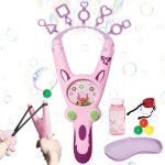 Kakyl - bulles de savon pour enfants, 4 en 1 baguette a bulles avec jouet lance - pierre, plateau, bulle ... Kakyl - bulles de savon pour enfants, 4 en 1 baguette a bulles avec jouet lance - pierre, plateau, bulle ...