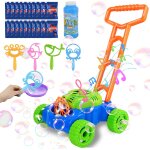 Kakyl - tondeuse a bulles enfant, machine a bulles automatique, avec l'outil a bulles et concentr de ...