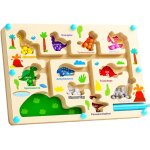 Kal - 1 ensemble jouet dinosaure jouet labyrinthe magnétique enfant, montessori 2 ans en bois apprendre ... Kal - 1 ensemble jouet dinosaure jouet labyrinthe magnétique enfant, montessori 2 ans en bois apprendre ...