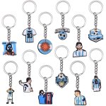 Kal - 12pcs porte - cls de football, porte - cls pour fan de sport, pour enfant souvenirs, fans de ...