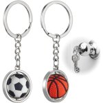 Kal - 2 cadeaux de porte - cls porte - cls de sport porte - cls de football de basket - ball rotatif ...