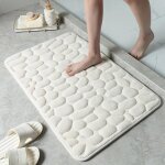 Kal - - lot de 2 et lot de 4 tapis de bain antidérapant u2013 ultra absorbant, confortable et lavable ... Kal - - lot de 2 et lot de 4 tapis de bain antidérapant u2013 ultra absorbant, confortable et lavable ...