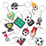 Kal - 24 pices porte - cls de football en gros sport porte - cls balle de football porte - cls thmes ...