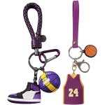 Kal - 2pcs porte - cls de basketball, porte cls maillot, porte clef pendentif basketball, basketball ...
