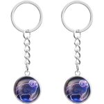 Kal - 2pcs porte - cls veilleuse du zodiaque 12 constellations porte - cls lumineux veilleuse porte ...