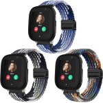 Kal - 3 lot bracelet tressés compatibles avec xplora xplora x6 / x6 pro / anio 6, tissu ultra - léger, ... Kal - 3 lot bracelet tressés compatibles avec xplora xplora x6 / x6 pro / anio 6, tissu ultra - léger, ...