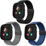 Kal - 3 lot bracelet tresss compatibles avec xplora xplora x6 / x6 pro / anio 6, tissu ultra - lger, ...