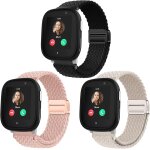 Kal - 3 lot bracelet tresss compatibles avec xplora xplora x6 / x6 pro / anio 6, tissu ultra - lger, ...