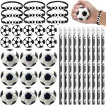 Kal - 40 pièces football anniversaire garcon, crayons de football, gommes de football, mini ballon football, ... Kal - 40 pièces football anniversaire garcon, crayons de football, gommes de football, mini ballon football, ...