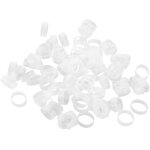 Kal - 500 pices bobine de faisceau liens en silicone pour les cbles stocipations de cles d'alimentation ...